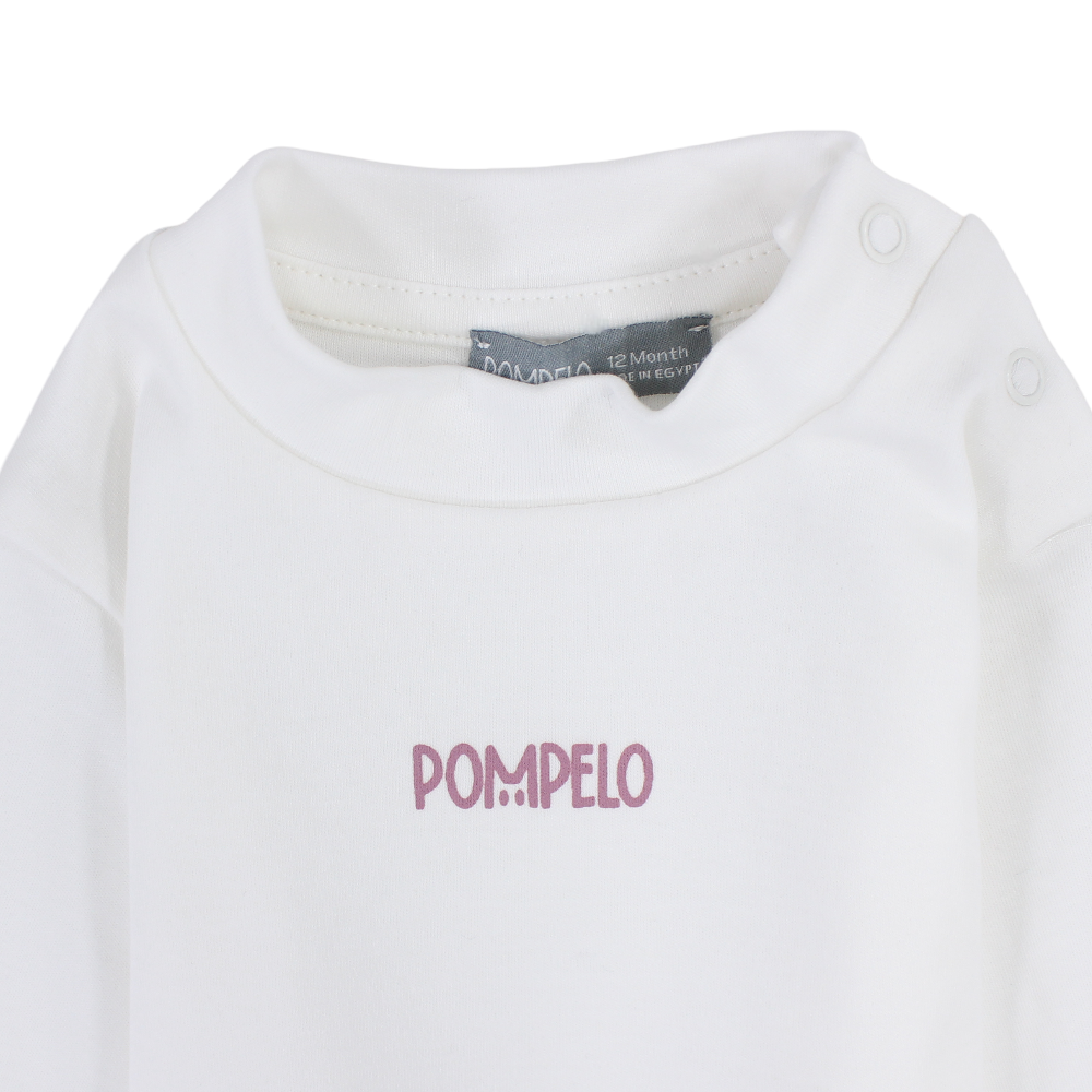 Unisex Baby Cotton Half-Collar Undershirt