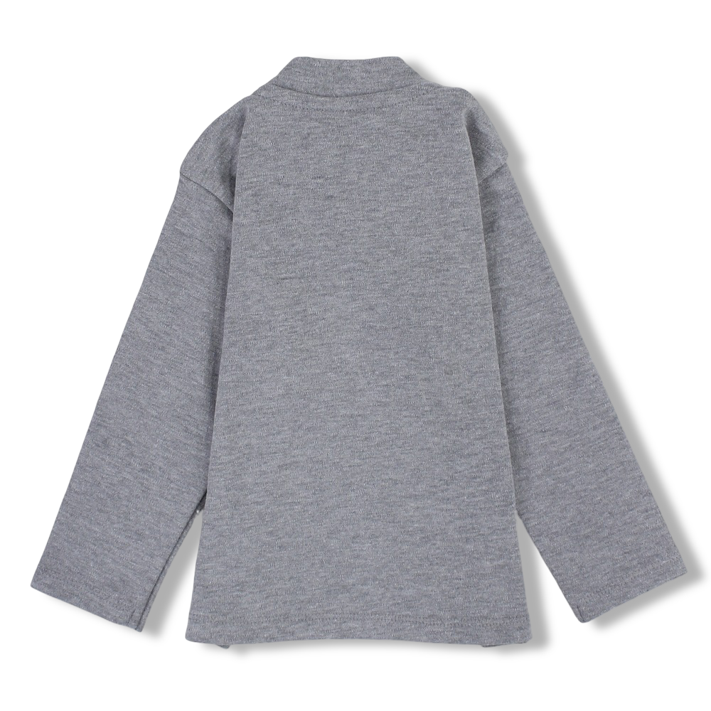 Unisex Baby Cotton Half-Collar Undershirt