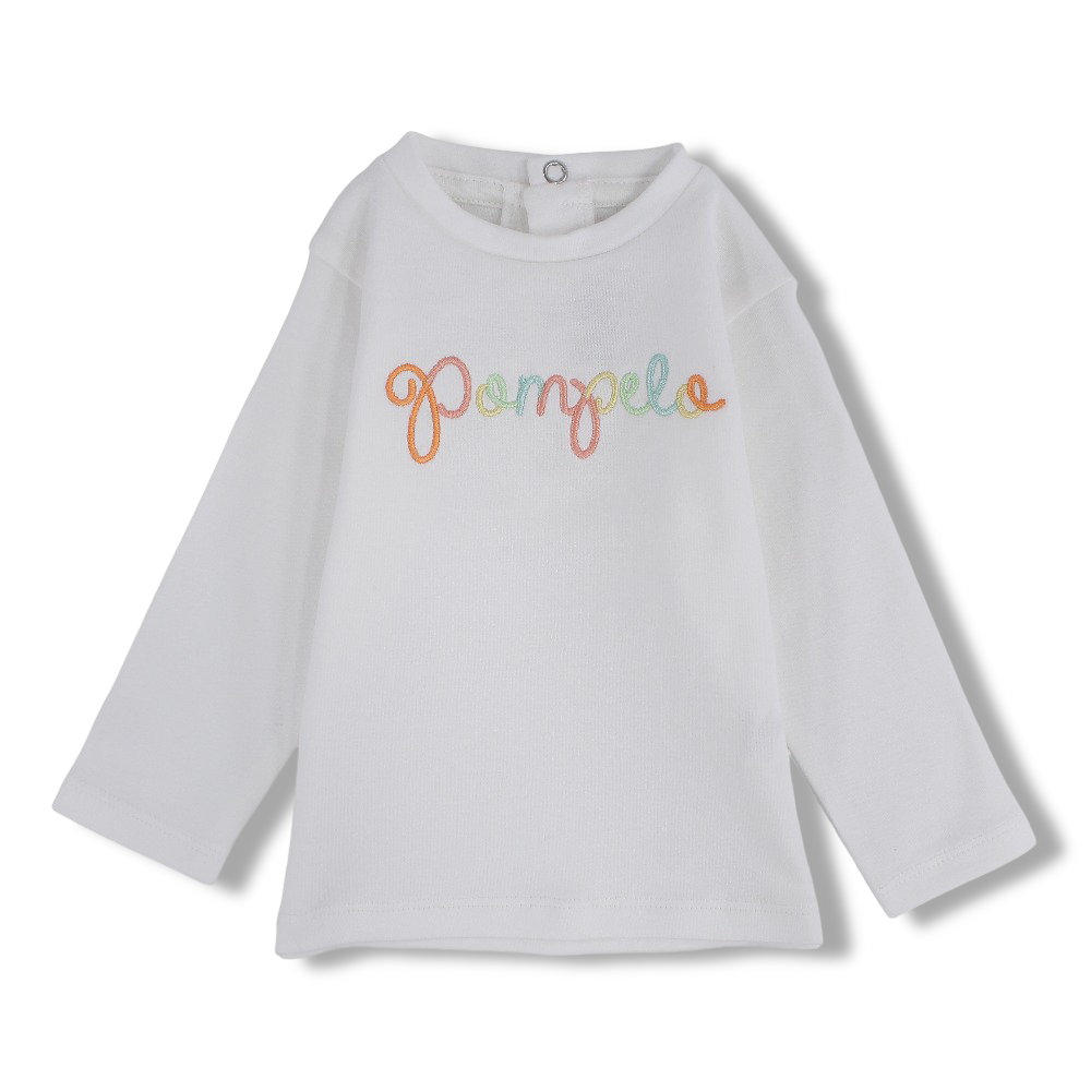 Baby Boys Cotton T-Shirt – Off-White