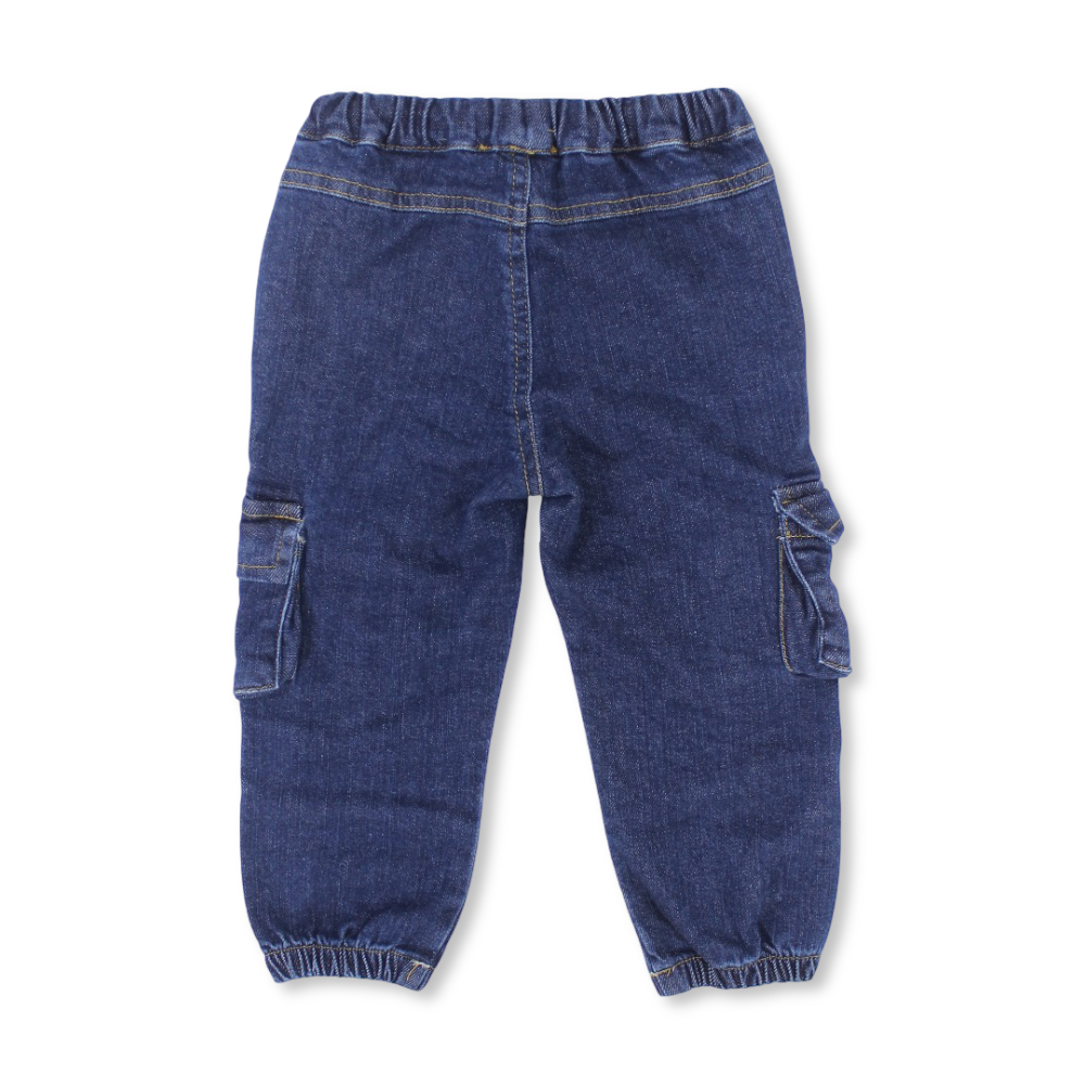 Baby Boys Denim Pants – Blue
