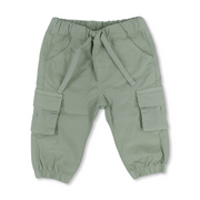 Baby Boys Cotton Pants – Mint