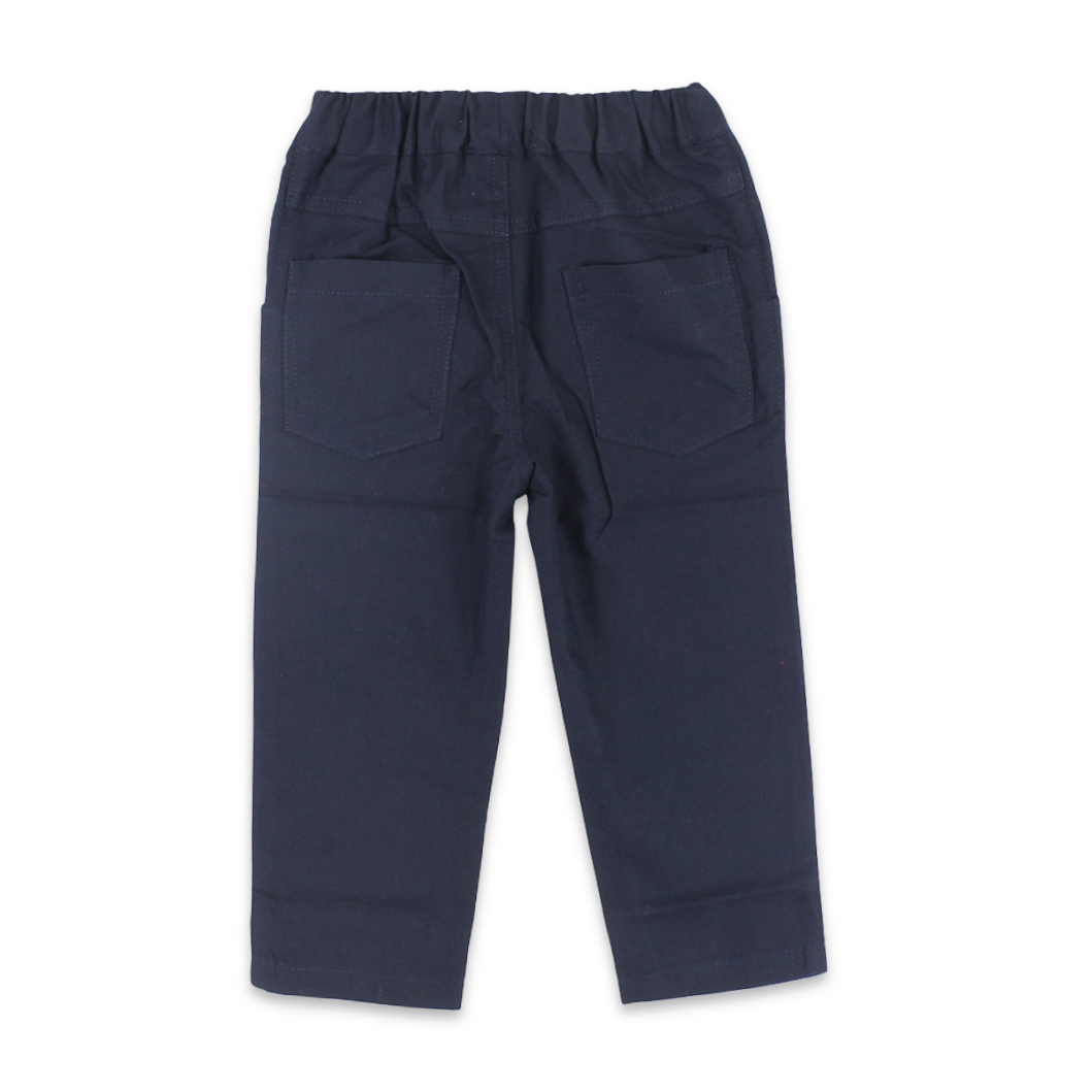 Baby Boys Cotton Pants – Navy