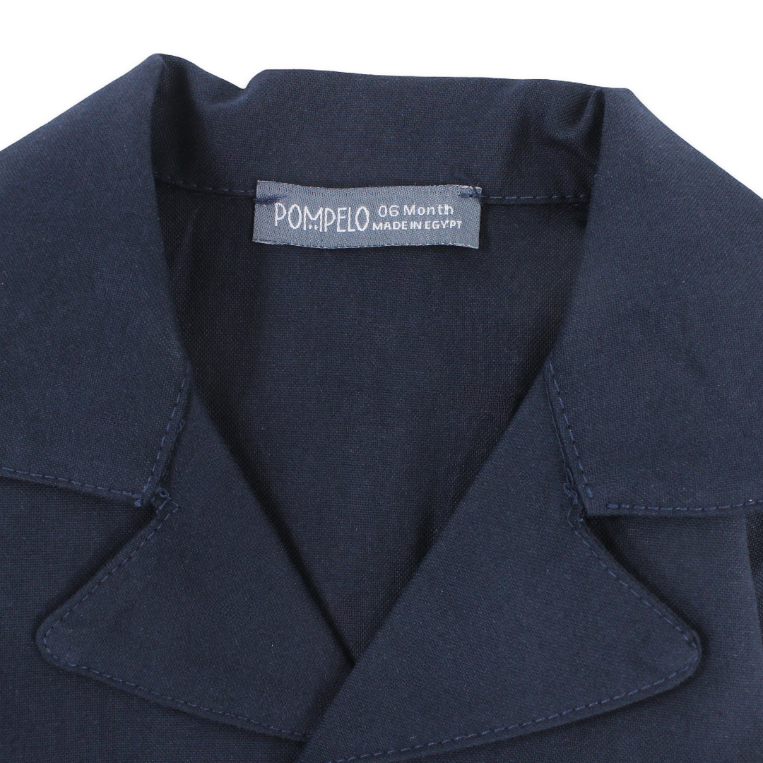 Baby Boys Cotton Jacket – Navy