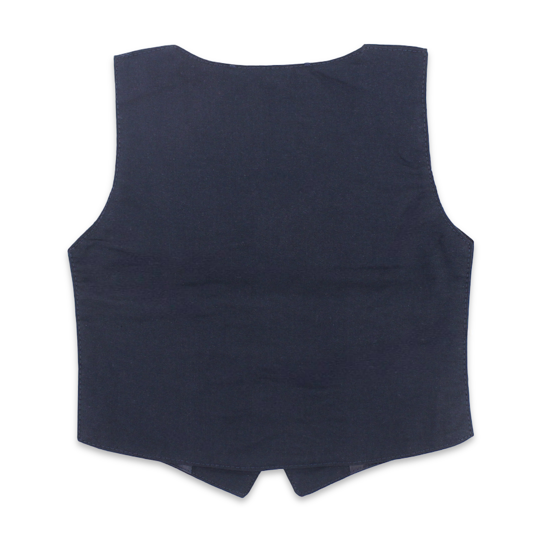 Baby Boys Cotton Vest – Navy
