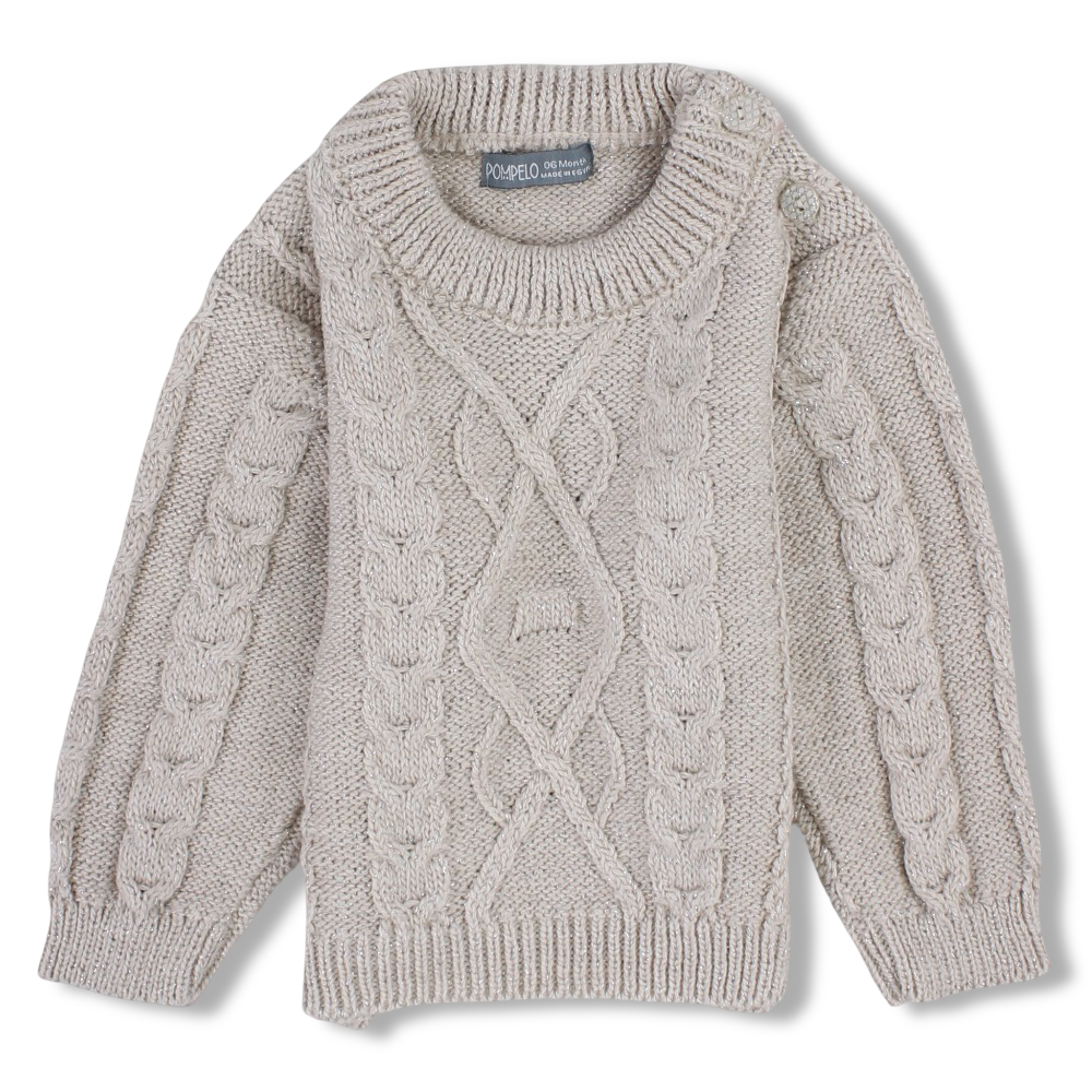 Baby Girls Wool Pullover - Clothing - Pompelo