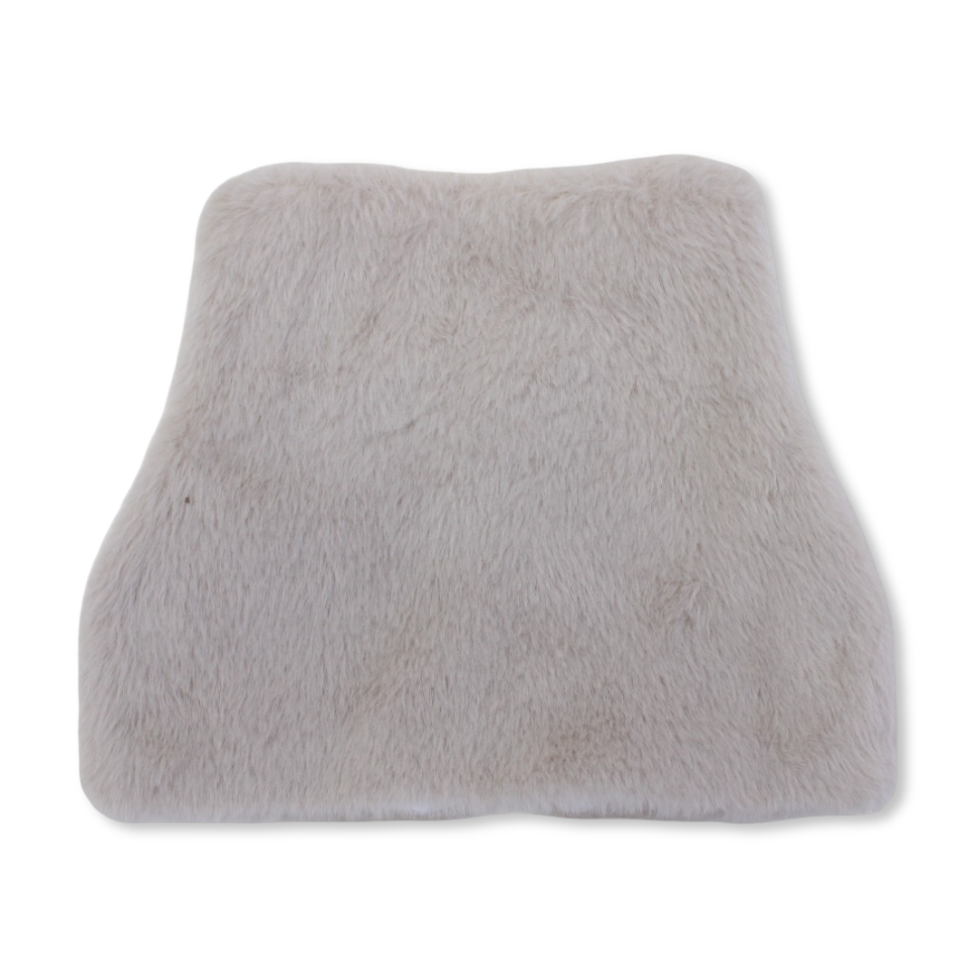 Baby Girls Fur Jacket – Beige