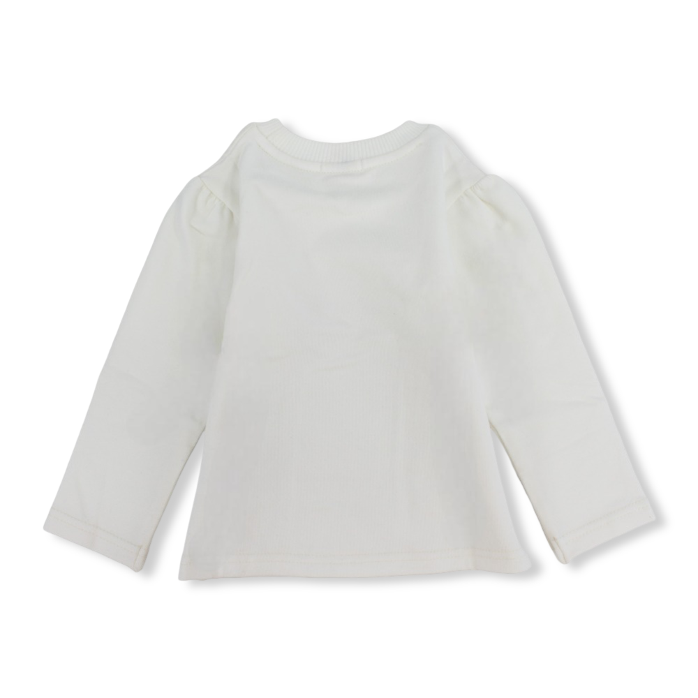 Girls Cotton T-Shirt –  Girl and Teddy Design