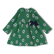Girls Cotton Dress – Flower Design