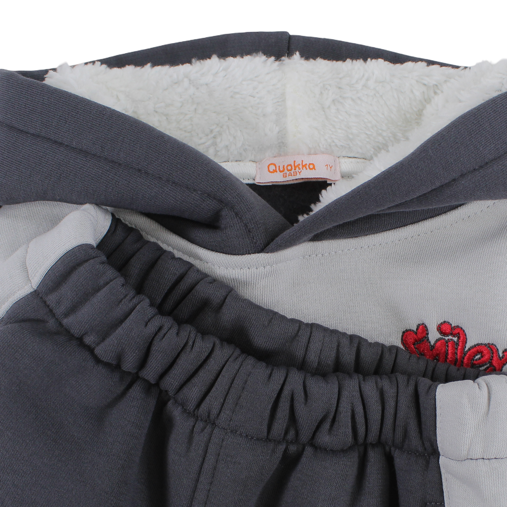 Boys Cotton 2-Piece Outfit Set –“Smiley Boys” Design