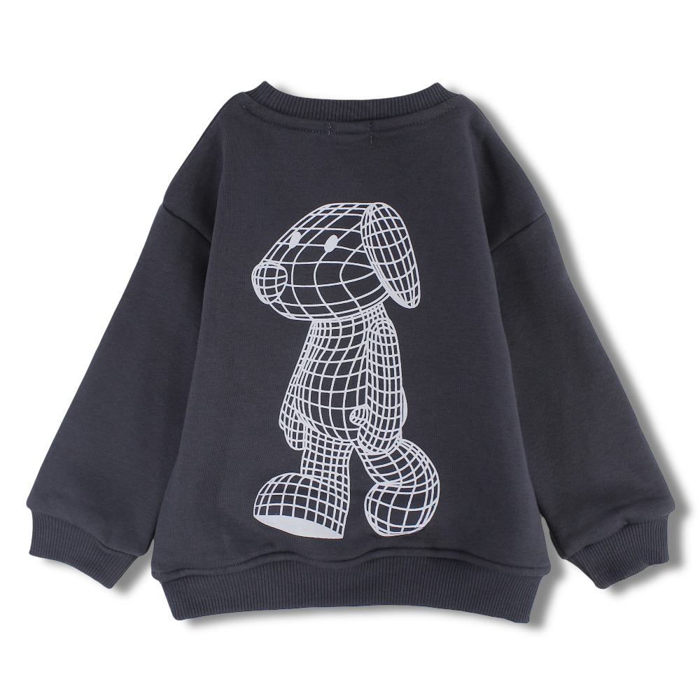 Baby Boys Cotton Sweatshirt – “Keep Moving Around” Design