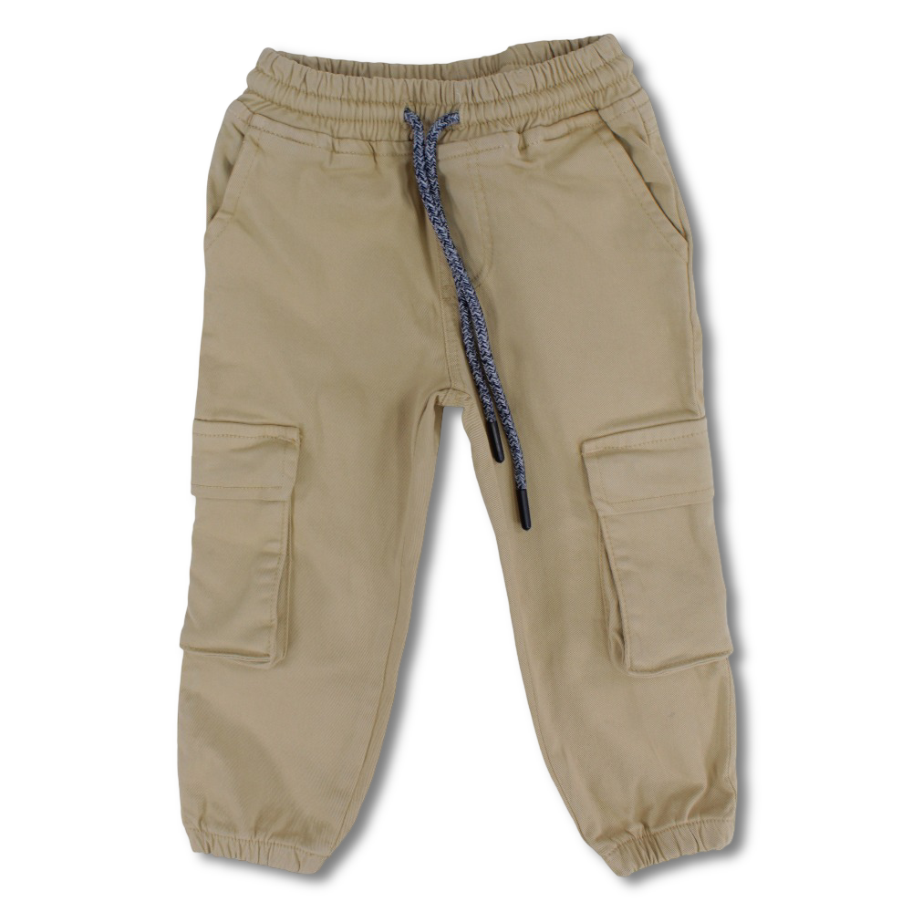 Boys Gabardine Cargo Pants