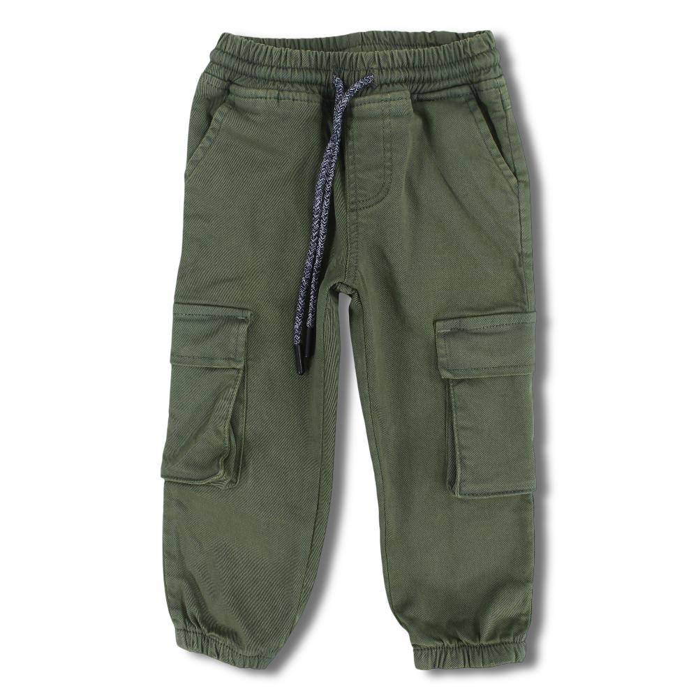 Boys Gabardine Cargo Pants