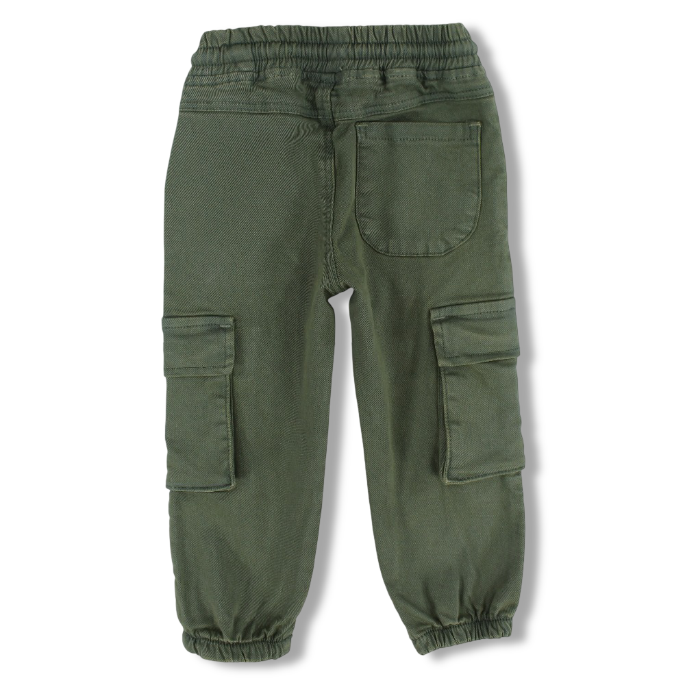 Boys Gabardine Cargo Pants