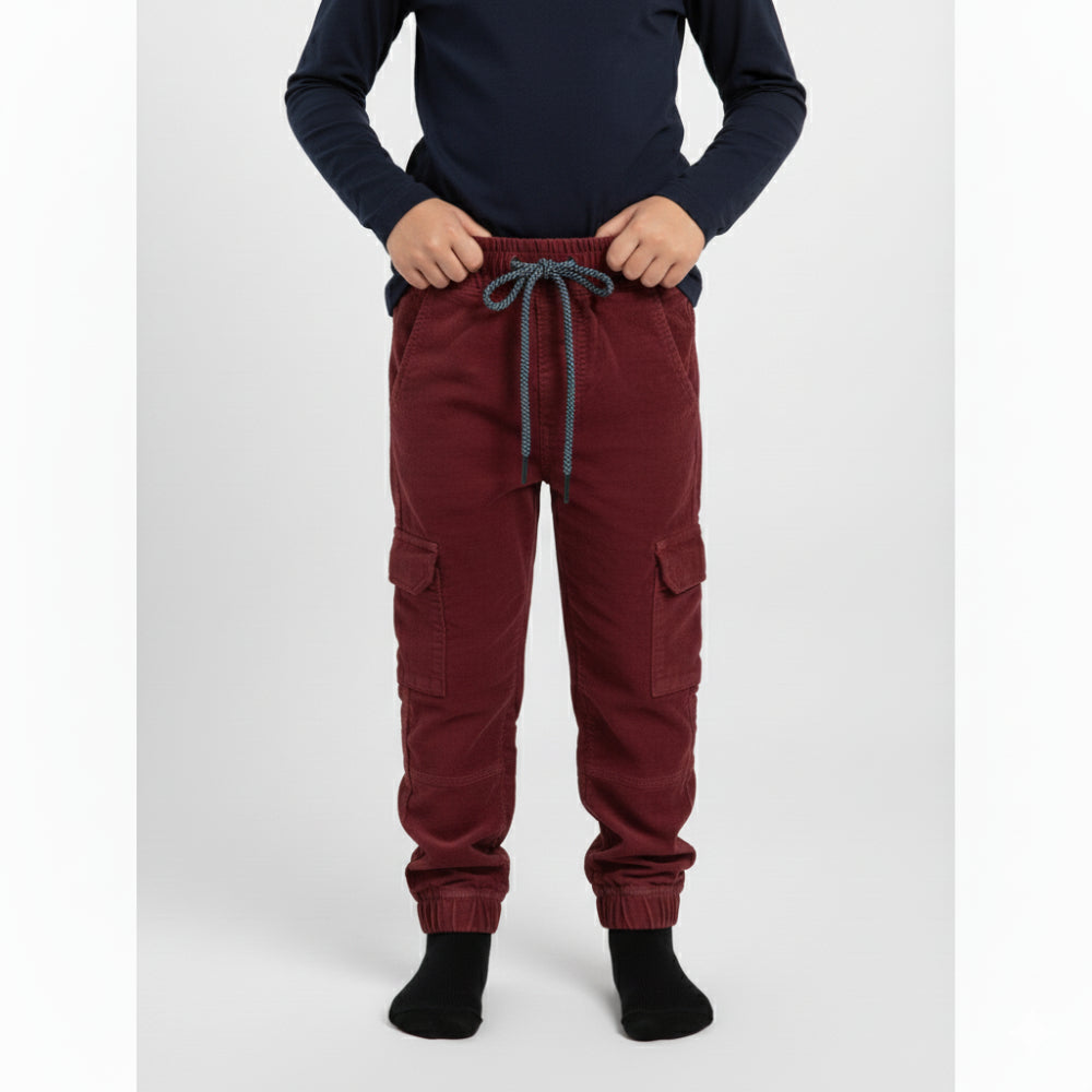 Boys Gabardine Cargo Pants