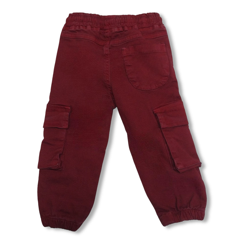 Boys Gabardine Cargo Pants