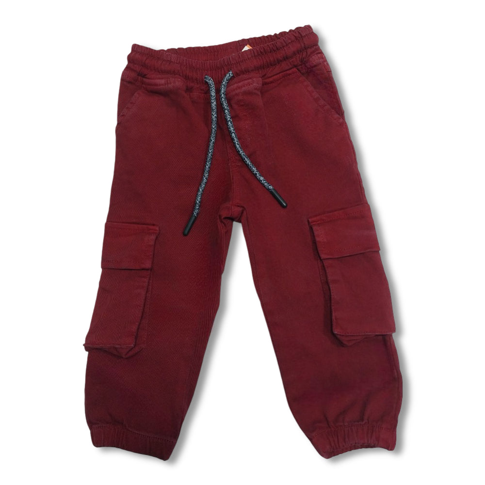 Boys Gabardine Cargo Pants