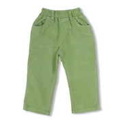 Boys Velvet Pants – Green