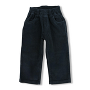 Boys Velvet Pants – Navy