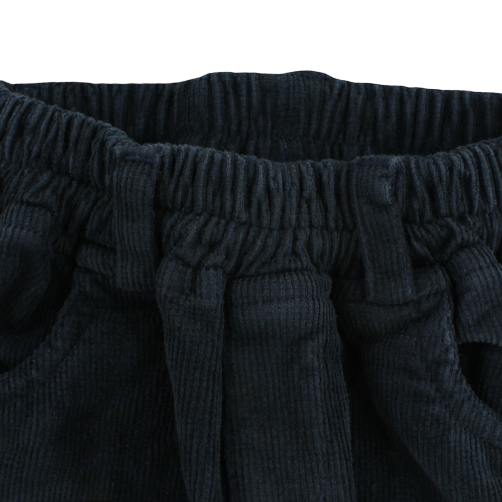 Boys Velvet Pants – Navy