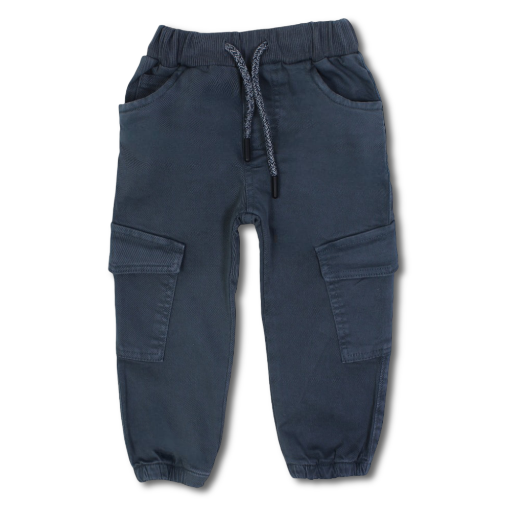 Boys Gabardine Cargo Pants