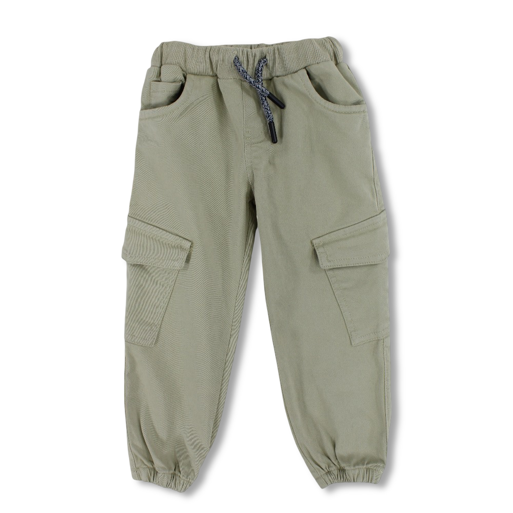 Boys Gabardine Cargo Pants