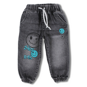 Boys Jeans - Smiley Boys Print