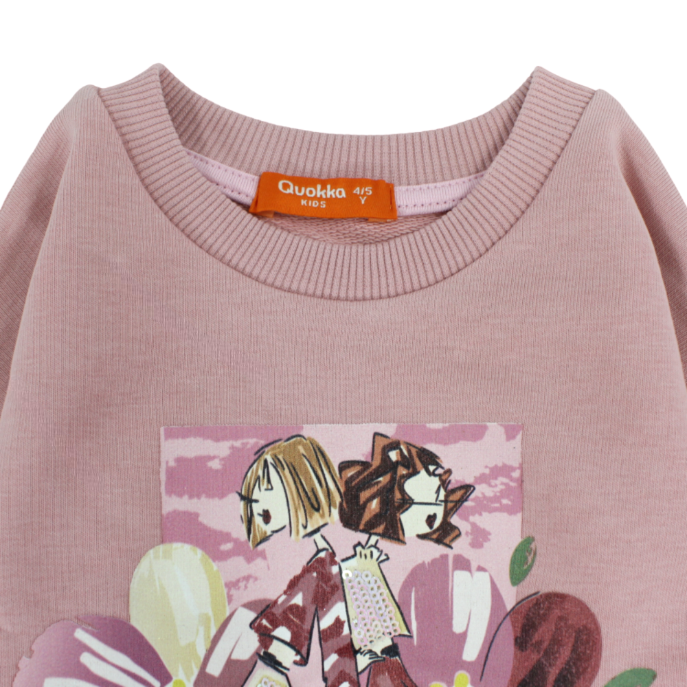 Girls Cotton Blouse – Dustypink