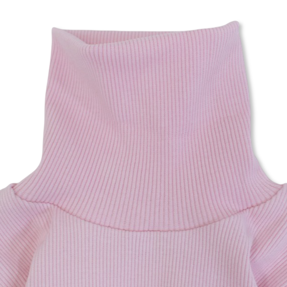 Girls Cotton High Collar Undershirt – Pink