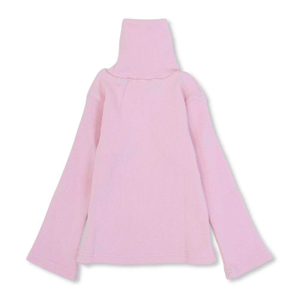 Girls Cotton High Collar Undershirt – Pink