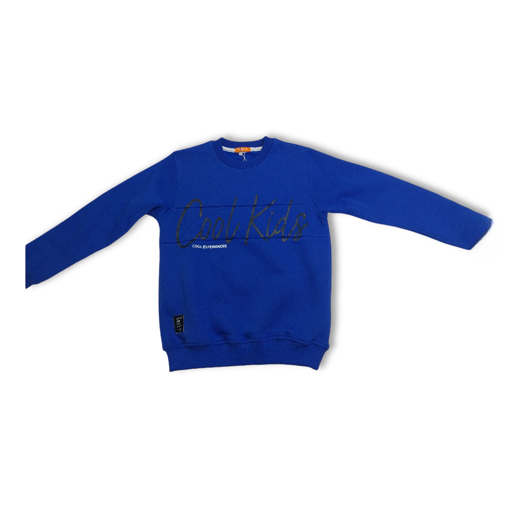 Boys Cotton Sweatshirt - "Cool Kids" Design
