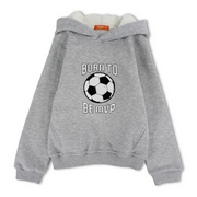Boys Cotton Hoodie – “Born to Be Mvp” Print
