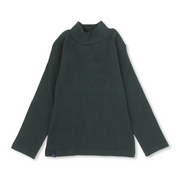 Boys Cotton High Collar Undershirt – Olive