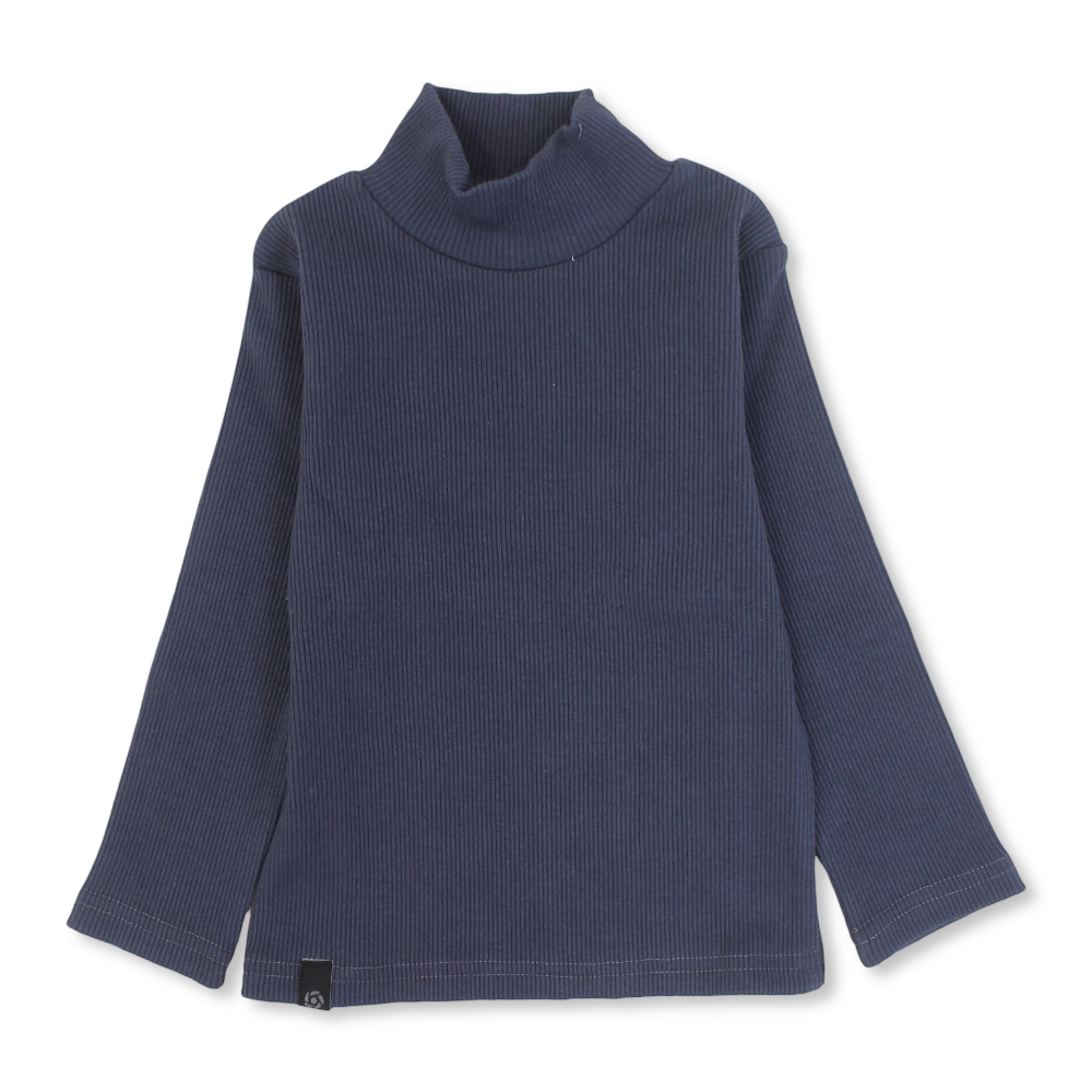 Boys Cotton High Collar Undershirt – Grey