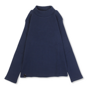 Boys Cotton High Collar Undershirt – Navy