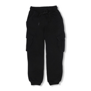 Boys Cotton Sweatpants – Black