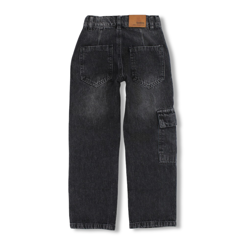 Boys Faded Jeans – Black