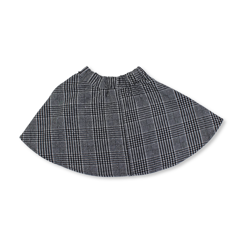 Girls Polyester Skirt – Grey