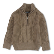 Boys Wool Pullover – Beige