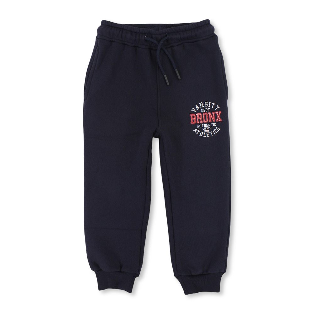 Boys Cotton Sweatpants – Navy