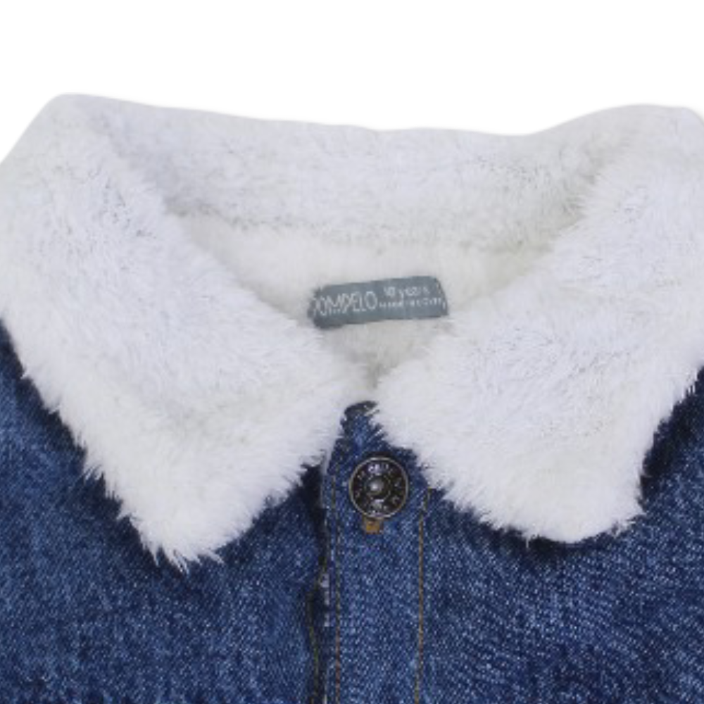 Boys Denim Jacket – Jeans with Fleeced Collar