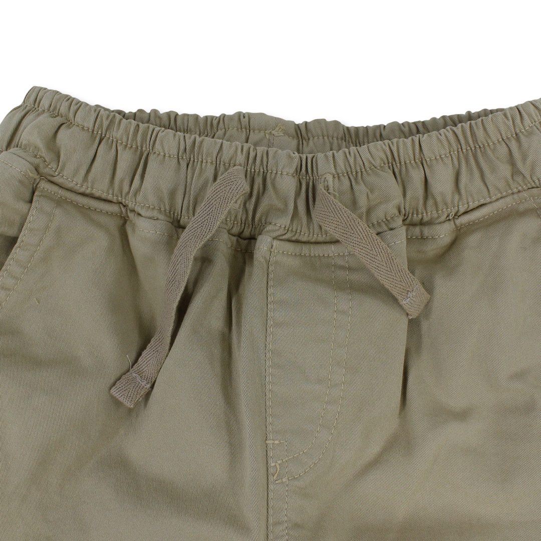 Boys Cotton Pants – Beige