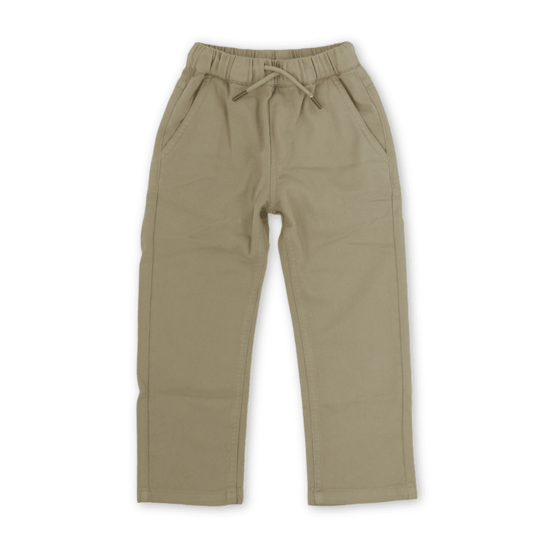 Boys Gabardine Pants – Beige - Clothing - Pompelo