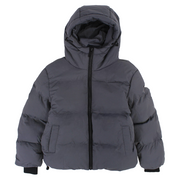 Boys Waterproof Hooded Jacket – Grey