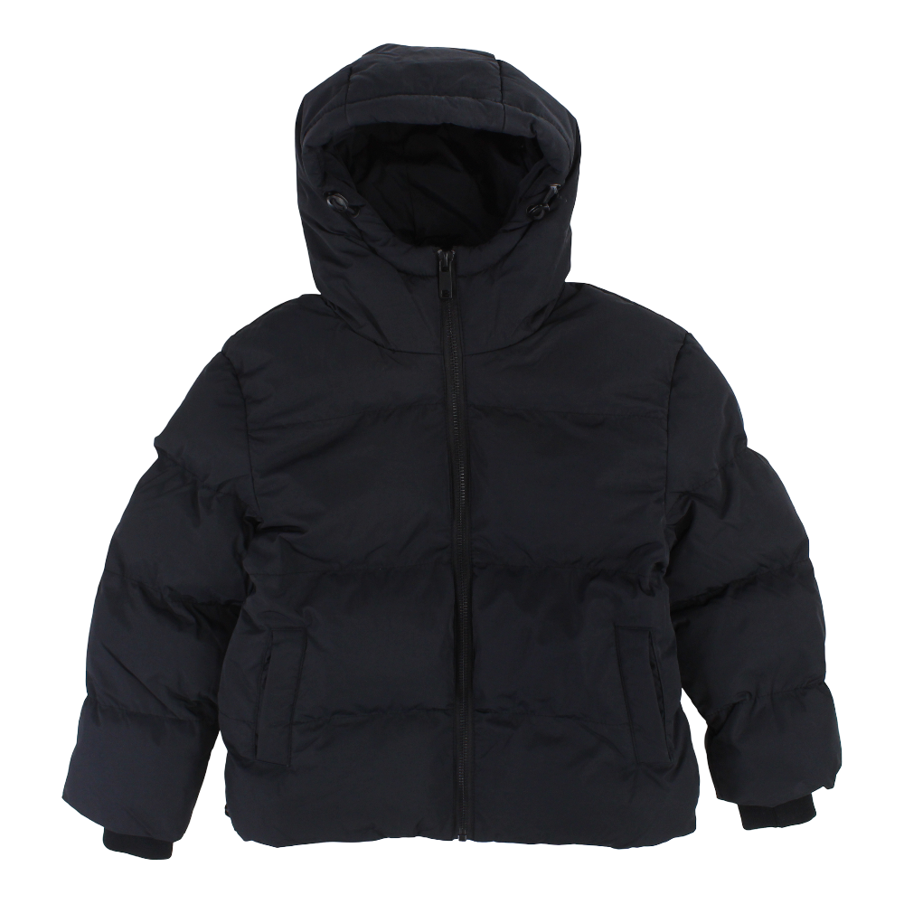Boys Waterproof Hooded Jacket – Black