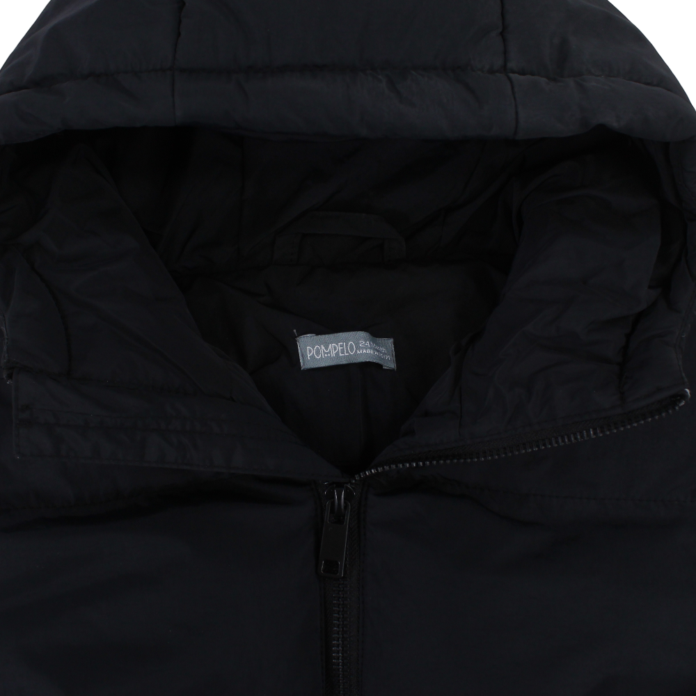 Boys Waterproof Hooded Jacket – Black