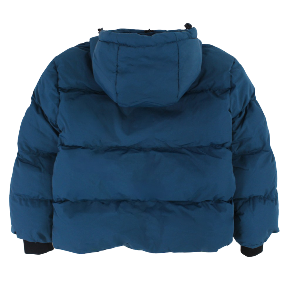 Boys Waterproof Hooded Jacket – Petroleum Blue