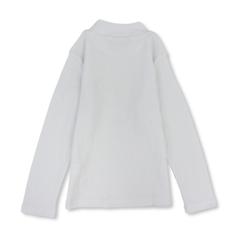 Unisex Kids Cotton T-Shirt – White