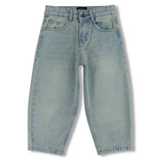 Girls Denim Pants – Beige Wash