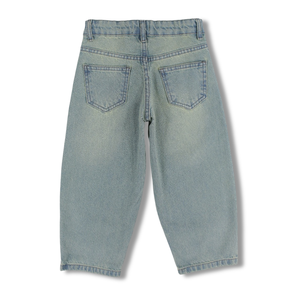 Girls Denim Pants – Beige Wash