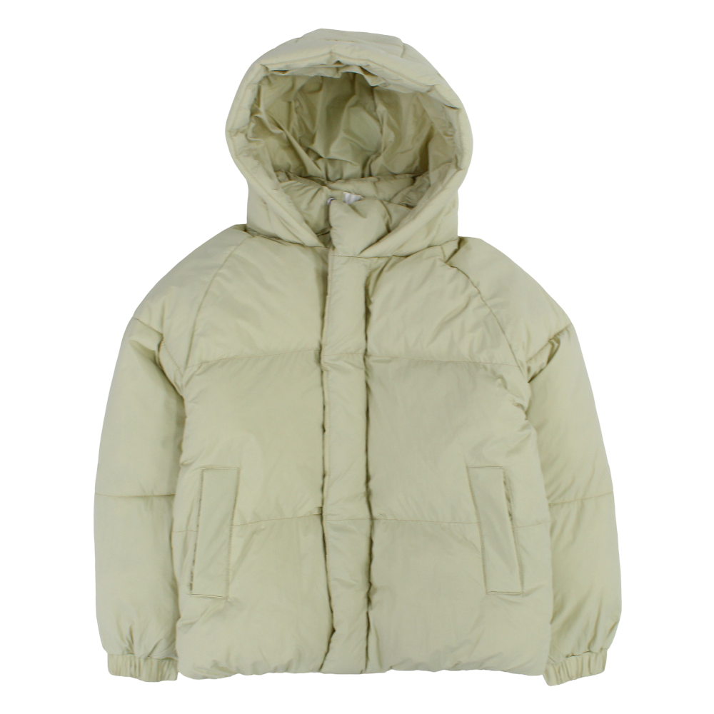 Girls Waterproof Hooded Jacket – Beige